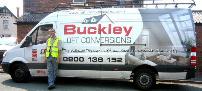 Buckley Loft Conversions Van & Driver