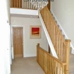 Solihull loft conversion pine staircase